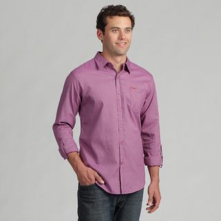 191 Unlimited Men's Purple Long sleeve Woven Shirt 191 Unlimited Casual Shirts