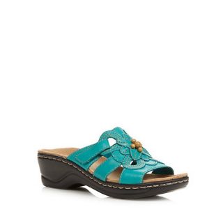 Clarks Turquoise Odette Basil sandals