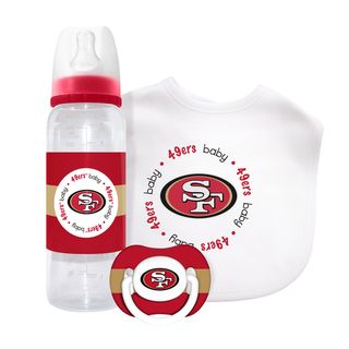 NFL San Francisco 49ers 3 piece Baby Gift Set Baby Fanatic Football