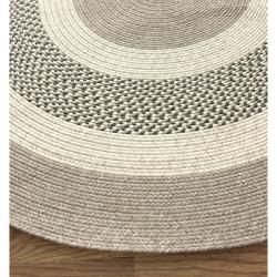 nuLOOM Handmade Reversible Braided Green Villa Rug (7'6 x 9'6 Oval) Nuloom Round/Oval/Square