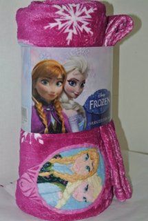 Disneys Frozen Elsa and Anna Microfleece Throw, Blanket.  