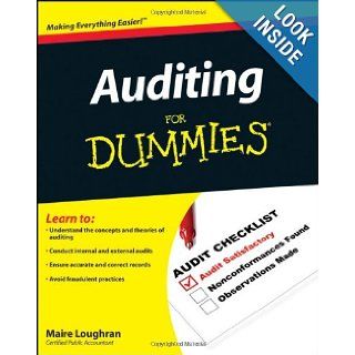 Auditing For Dummies Maire Loughran 9780470530719 Books