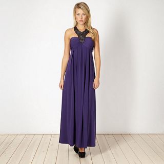 Star by Julien Macdonald Designer purple maxi dress