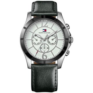 Tommy Hilfiger Men's Chronograph Leather Strap Watch Tommy Hilfiger Men's Tommy Hilfiger Watches