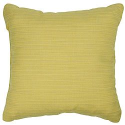 Cornsilk 22 inch Knife edged Indoor/ Outdoor Pillows with Sunbrella Fabric (Set of 2) Outdoor Cushions & Pillows