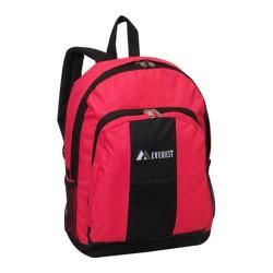 Everest Backpack with Front and Side Pockets (Set of 2) Hot Pink/Black Everest Fabric Backpacks