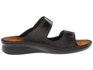 Naot Footwear Sitar Black Madras Leather
