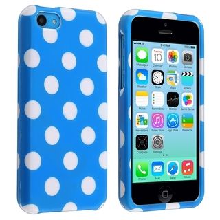 BasAcc Blue/ White Dots Protective Case for Apple� iPhone 5C BasAcc Cases & Holders