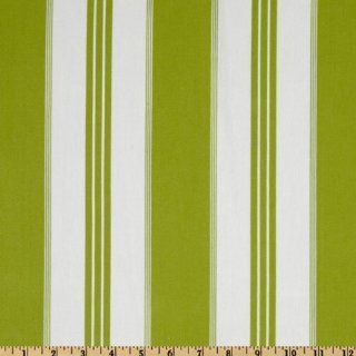 54'' Wide Covington Tradewinds Woven Twill Stripe Island Green Fabric By The Yard
