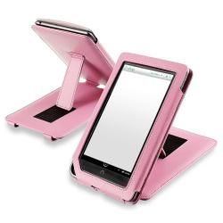 Pink Leather Case with Stand for Barnes & Noble Nook Color BasAcc iPad Accessories