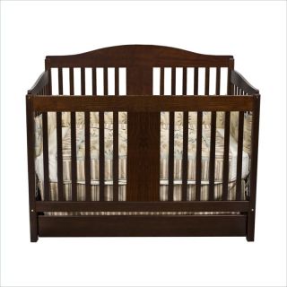 DaVinci Richmond Pine 4 in 1 Convertible Wood Crib w/ Toddler Rail in Espresso   M2401Q