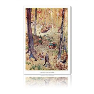 Oliver Gal 'A Curious Game of Croquet' Canvas Art The Oliver Gal Artist Co. Canvas