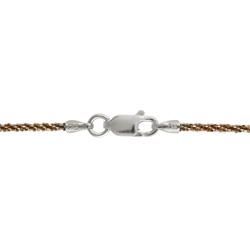 Mondevio Rose Gold over Sterling Silver 24 inch Diamond cut Chain Mondevio Gold Over Silver Necklaces