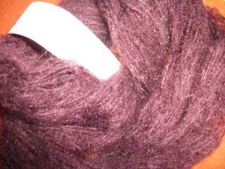 Lace Weight Burgundy purple Kid Mohair Angora Silk Fuzzy Knitting Yarn  Other Products  