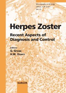 Herpes Zoster Recent Aspects of Diagnosis and Control (Monographs in Virology) Gerd Gross, Hans Wilhelm Doerr 9783805579827 Books