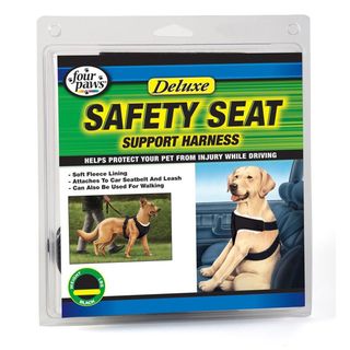 Four Paws Black Extra Small Deluxe Safety Harness Four Paws Pet Products Harnesses