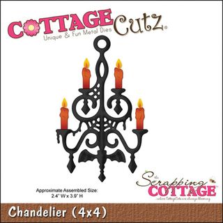 CottageCutz 'Chandelier' 4x4 inch Die Cutting & Embossing Dies