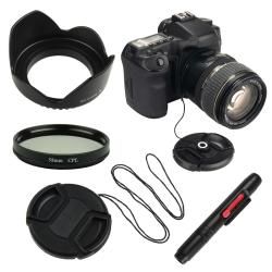 Filter/ Cap/ Hood/ Cap Keeper/ Lens Cleaning Pen for Fuji HS10/ HS11 Eforcity Lenses & Flashes