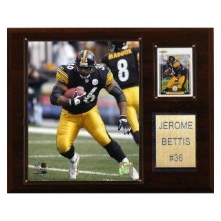 Pittsburgh Steelers Jerome Bettis 12"x15" Player Plaque  Sports Related Plaques  Sports & Outdoors
