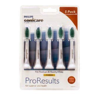 Philips Sonicare ProResults Replacement Heads   5 pack (Fit FlexCare 900 Series & HealthyWhite 700 Series Kitchen & Dining