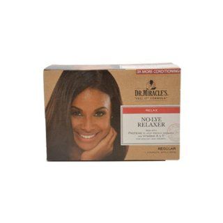 Dr. Miracle's Feel It Formula Thermalceutical Intensive No lye Relaxer, Regular  Chemical Hair Dyes  Beauty