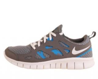 Nike Free Run 2.0 GS Cool Grey Blue Youth Running Shoes 443742 006 [US size 5.5] Shoes