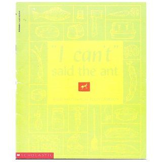 "I Can't" Said the Ant Books