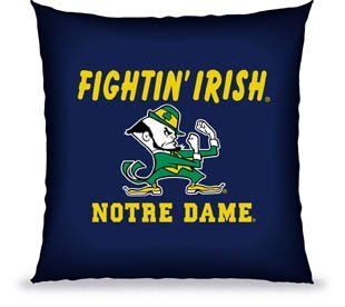 Notre Dame 12in Souvenir Pillow  Sports Related Collectibles  Sports & Outdoors