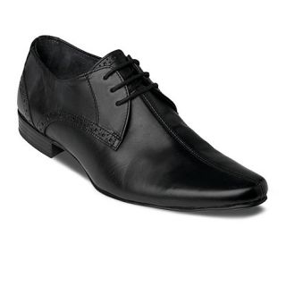 Red Herring Black Whirlwind centre seam lace up shoes