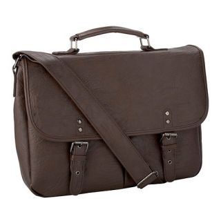Red Herring Brown two pocket satchel bag