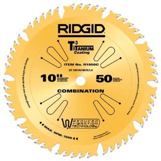 Ridgid R1050C 21058 10 Inch by 50T Combination Saw Blade   Circular Saw Blades  