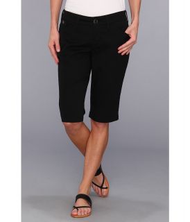 Jag Jeans Lulu Slim Bermuda Fine Line Twill Womens Shorts (Black)