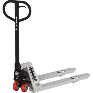 Roughneck Mini Pallet Truck   1,100 Lb. Capacity, 2 3/8 Inch 6 Inch Lift Height