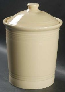 Homer Laughlin  Fiesta Ivory Large Canister, Fine China Dinnerware   All Ivory,