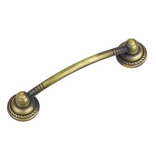 Gliderite 3.75 inch Cc Antique Brass Rope Bow Cabinet Pulls (pack Of 10)