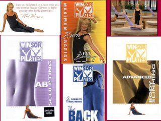Winsor Pilates 4 DVD DELUXE SET AB SCULPTING + BACK WORKOUT + MAXIMUM BURN BASICS & FAT BURNING + ADVANCED BODY SLIMMING. Get toned and sculpted, while losing weight at the same time Movies & TV