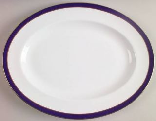 Spode Consul Cobalt 13 Oval Serving Platter, Fine China Dinnerware   Regiment/R