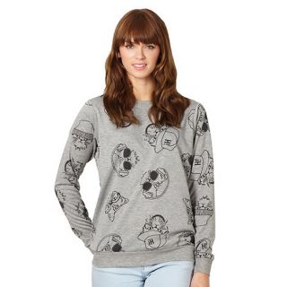 H by Henry Holland Designer grey Hip hop cats sweat top