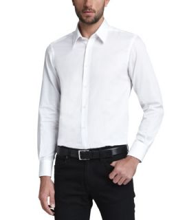 Mens Basic Woven Shirt   Versace Collection   White (41/16)