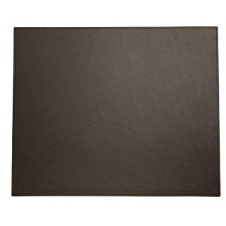 Espresso Brown Faux Leather Table Mat