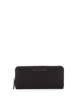 Sophisticato Slim Leather Wallet, Black   Marc By Marc Jacobs