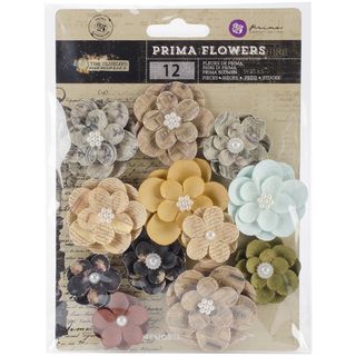 Time Traveler Flowers paper Tell Time 1.25in To 1.75in, 12/pkg