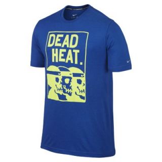 Nike Dead Heat Mens Running T Shirt   Game Royal
