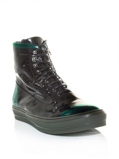Patent leather high top trainers  Alexander McQueen  MATCHES
