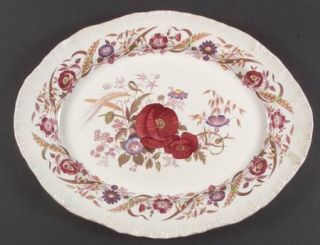 Wedgwood Cornflower 16 Oval Serving Platter, Fine China Dinnerware   Shelledge,