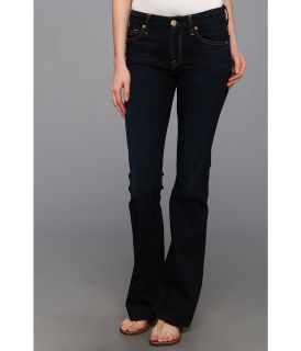 7 For All Mankind Kimmie Bootcut in Slim Illusion Classic Dark Blue Womens Jeans (Black)