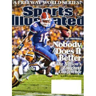 Sports Illustrated October 19 2009 Tim Tebow/University of Florida on Cover, SEC Football, Los Angeles Dodgers/California Angels World Series?, Jeff Zgonina/Purdue/Houston Texans, U.S. Soccer Team to World Cup Books