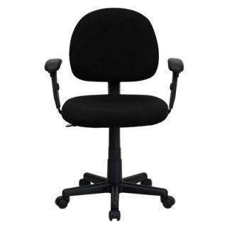 FlashFurniture Personalized Mid Back Ergonomic Task Chair BT 660 Color Black