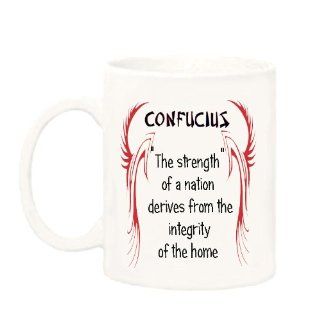 Confucius Saying "The strength of a nation" Mug/Coffee Cup  