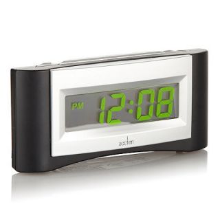 Acctim Black and green Alpha alarm clock